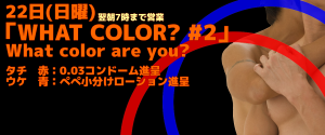 「WHAT COLOR? #2」